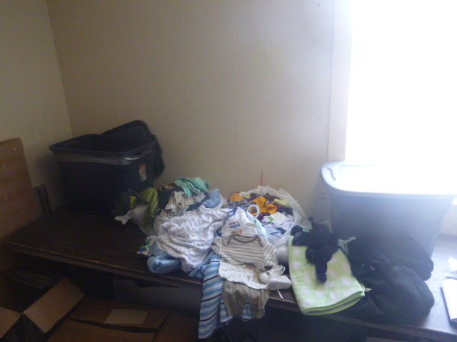 lot 31 image: 2 Totes of Baby Clothes