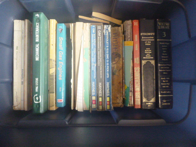 lot 39 image: Tote full of Books