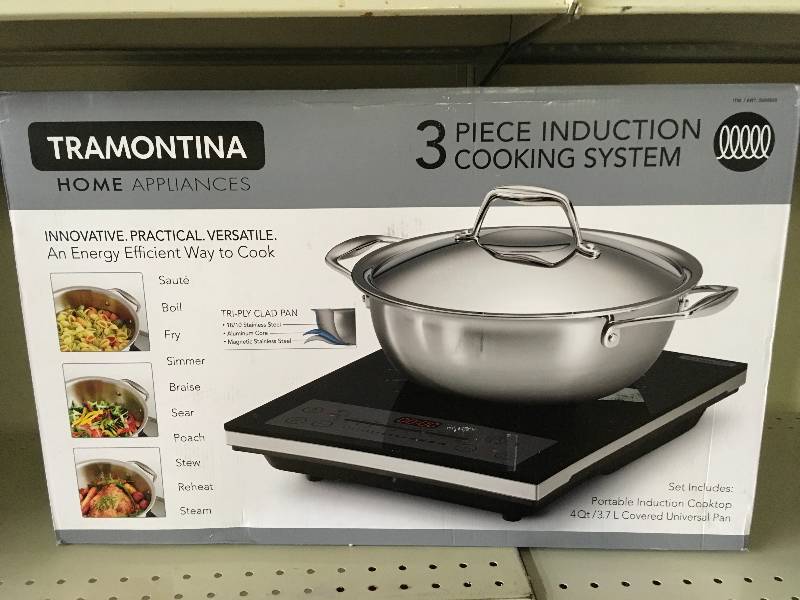 Tramontina 3 PC Induction Cooking System, Retail $69.99