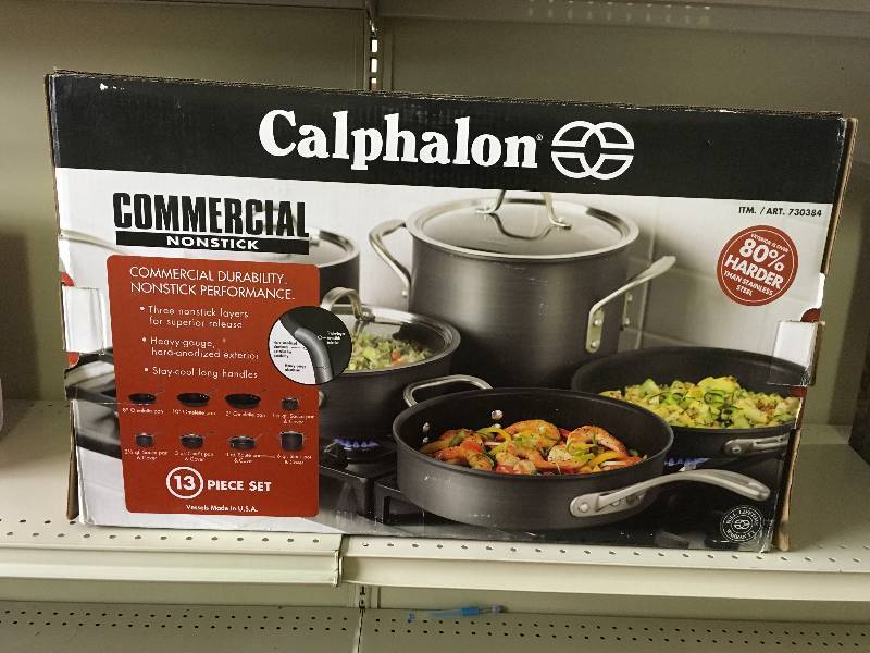 Calphalon 13PC Cookware, Retail $179.99