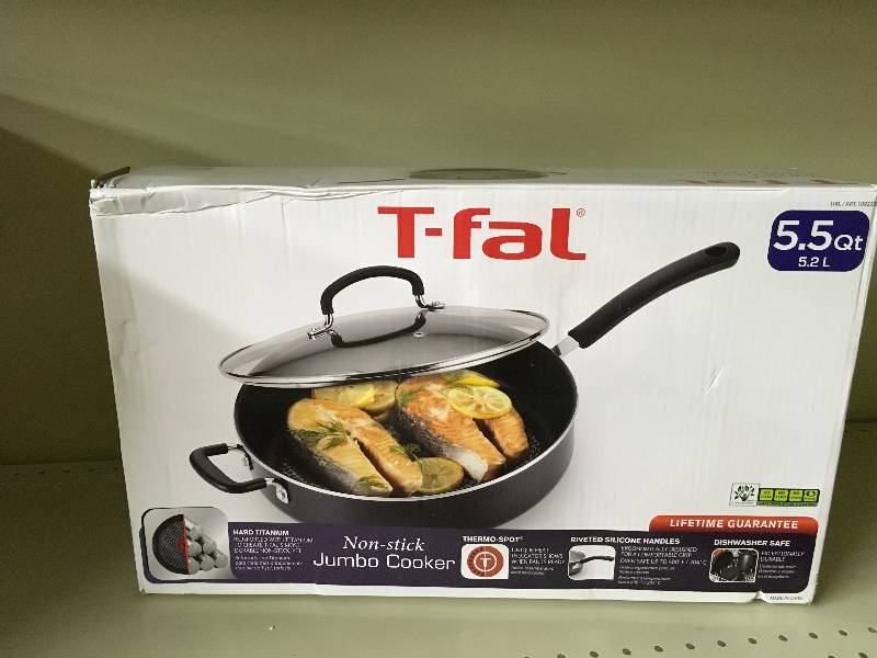 T- FAL 5.5QT Jumbo Cooker, Retail $19.99