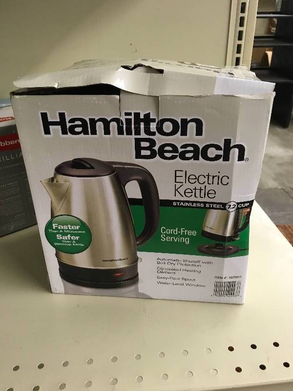 Hamilton Beach Kettle, Retail $19.99