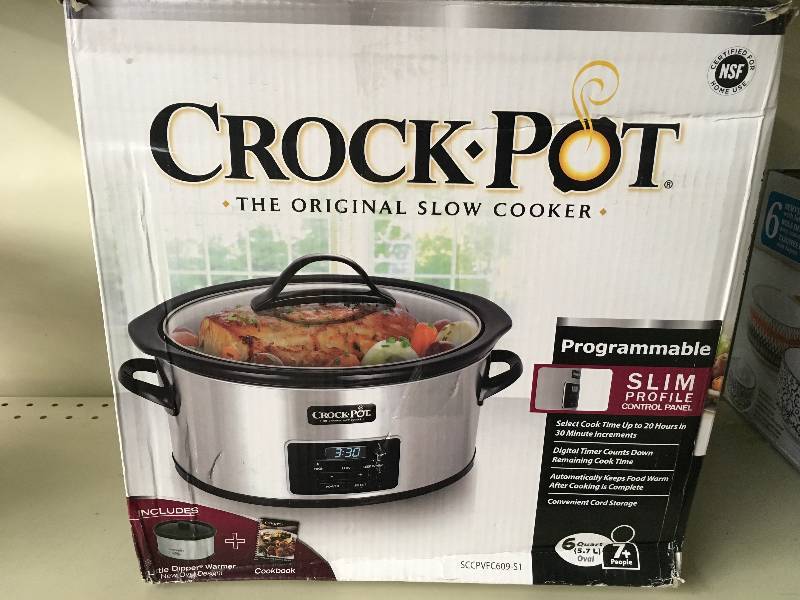 6 QT. Crock Pot W Little Dipper Warmer, Retail $39.99