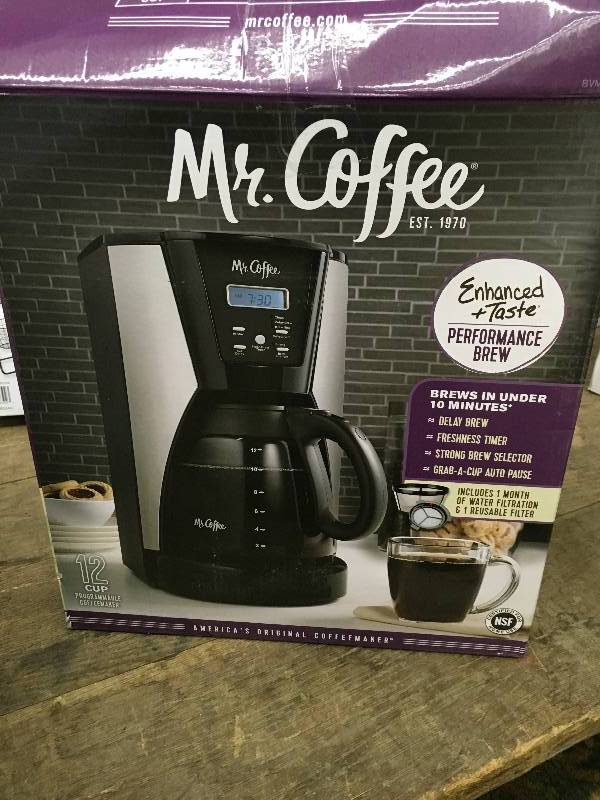 Mr. Coffee 12-Cup Brewer, Retail $29.99