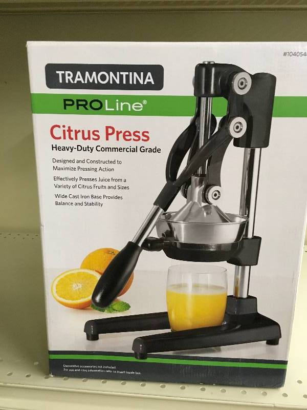 Tramontina Citrus Press, Retail $39.99
