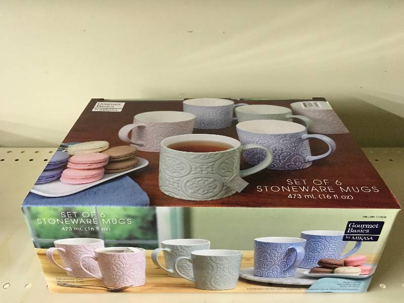 6PC Mug Set, Retail $14.99
