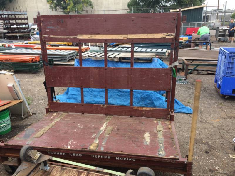 lot 65 image: Super heavy duty warehouse cart