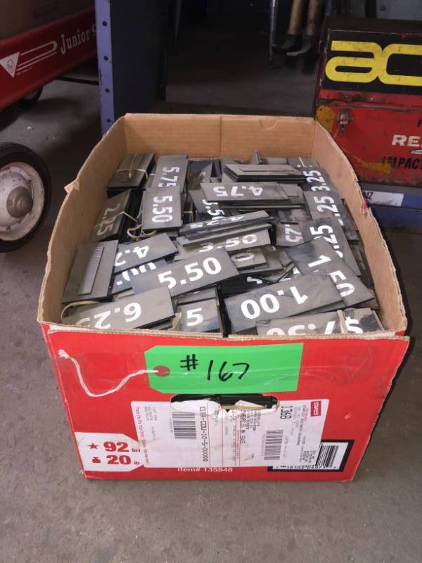 lot 167 image: Magnetic sign strips