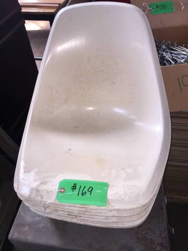 lot 169 image: Borg-Warner fiber molded chairs Torrence CA