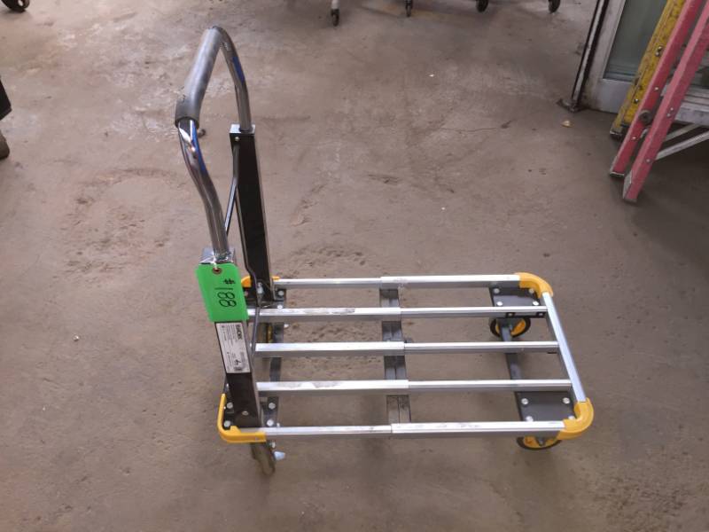 lot 188 image: Workzone Folding Modern Aluminum Cart