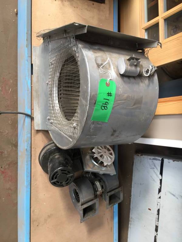 lot 198 image: Blower fans, lot of 4