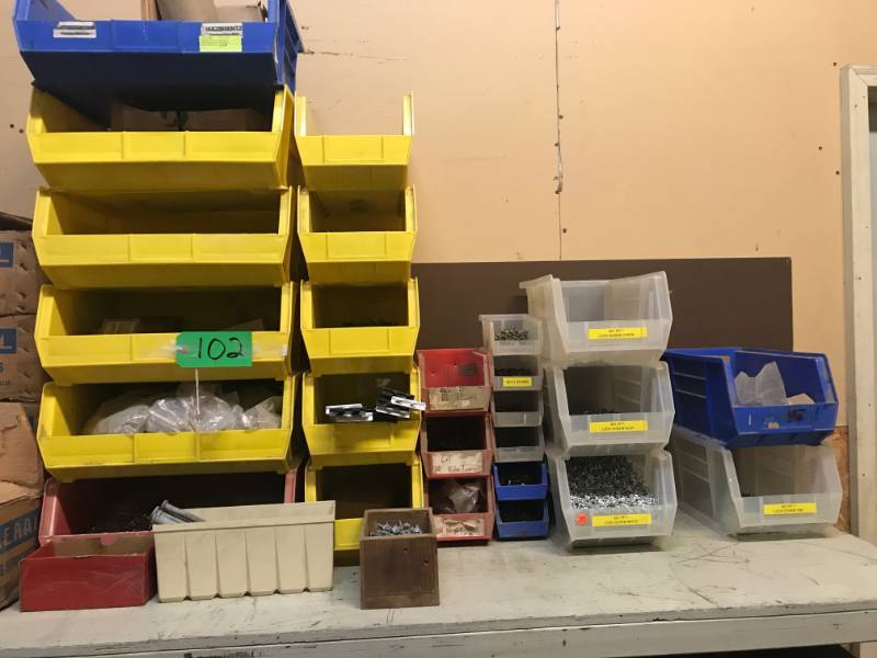 lot 102 image: Bins  Boxes
