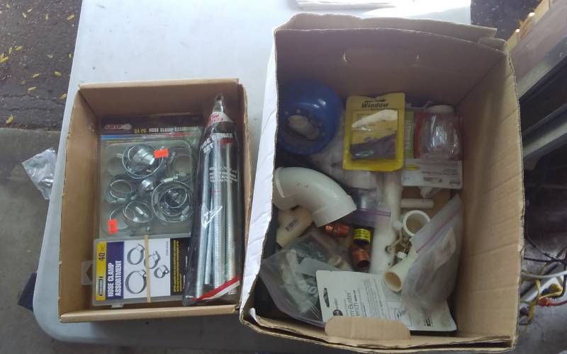 lot 47 image: New Hose Clamps, Tube Bender Set, Other Plumbing Related