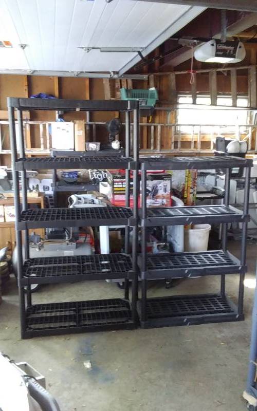 lot 53 image: 2 Shelves 36x17x54, 36x17x71