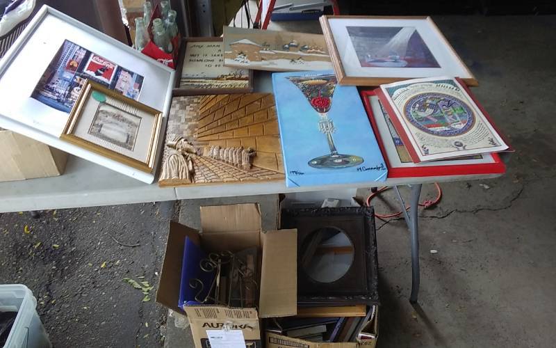 lot 62 image: Large Lot Of Pictures, Frames, Coca Cola