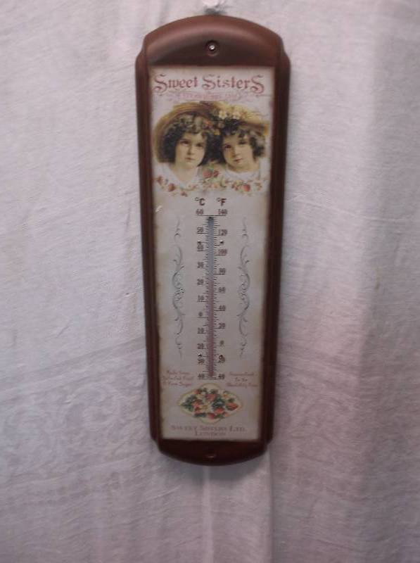 lot 52 image: Thermometer Sign