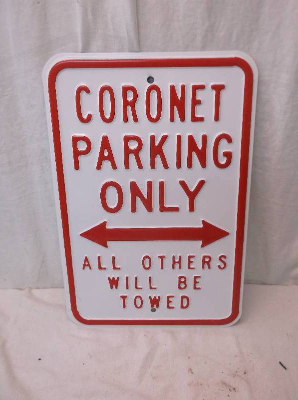 lot 107 image: Metal Sign