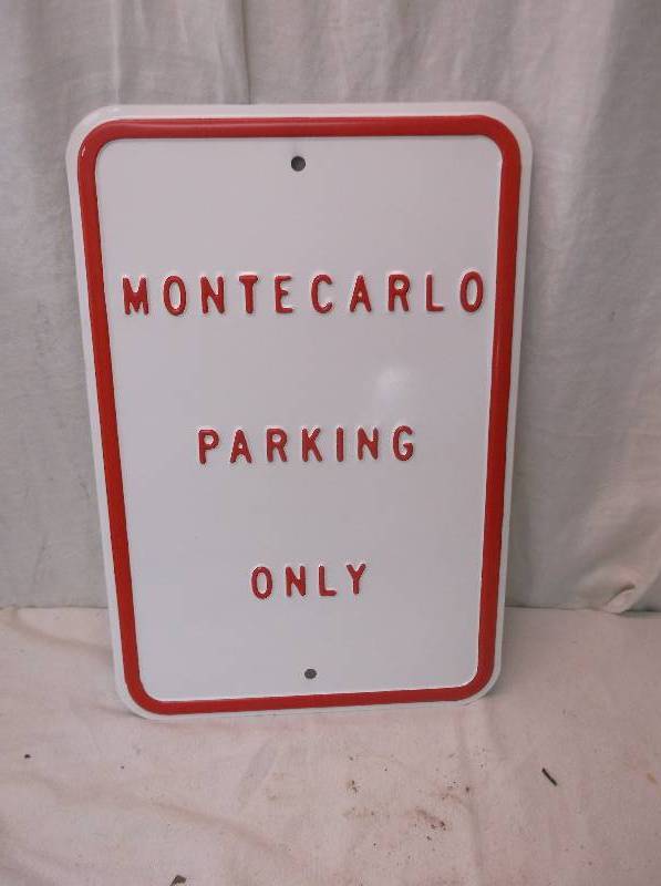 lot 108 image: Metal Sign