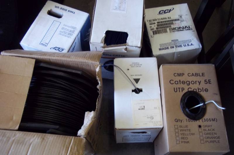 lot 37 image: Large Assortment of Cable still in box
