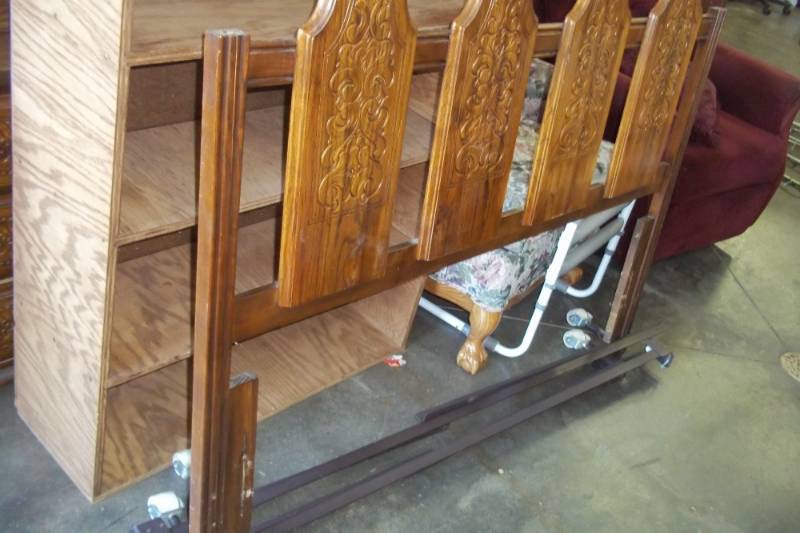 lot 45 image: Headboard with Bed frame