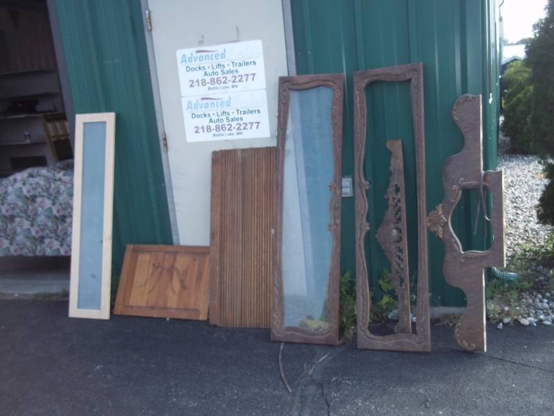 lot 50 image: Vintage Furniture doors and trim work