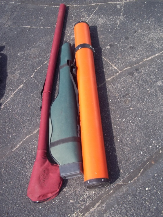lot 76 image: 3 Rod and Reel Cases