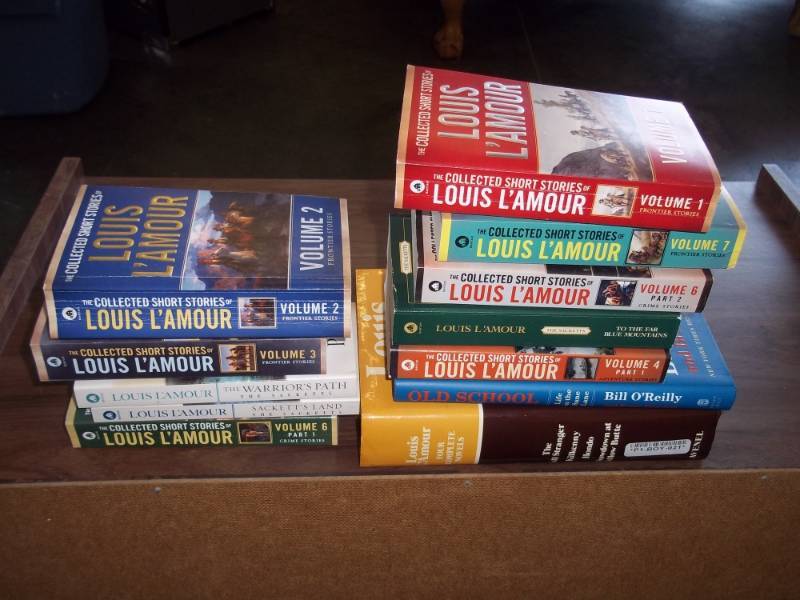 lot 81 image: Louis Lamour Books