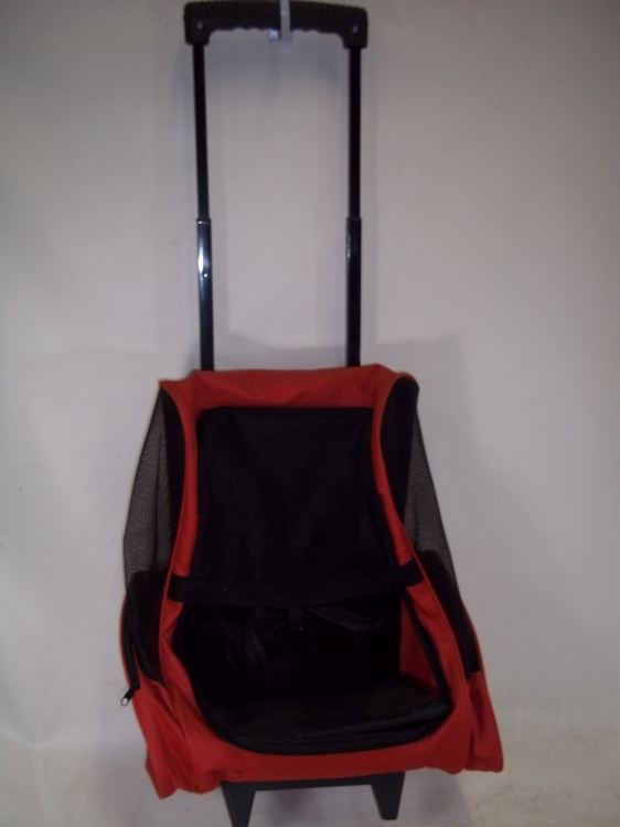 lot 126 image: Cat  small dog carrying luggage