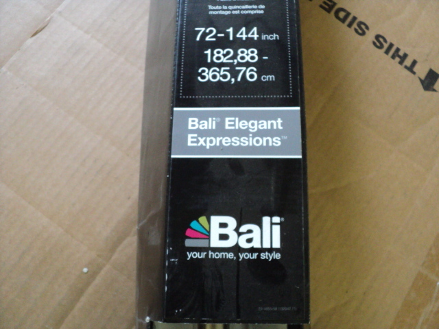 Bali drapery rod set...