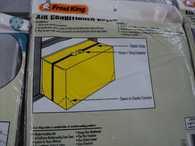 6 Frost King air conditioner covers...