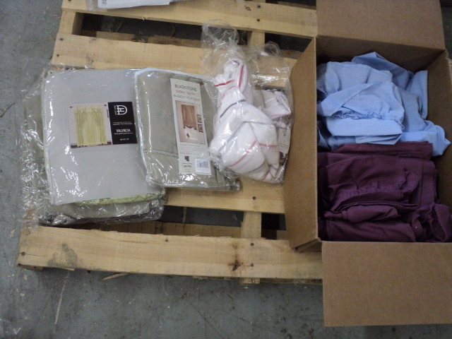 assortment of drapes and curtains -...