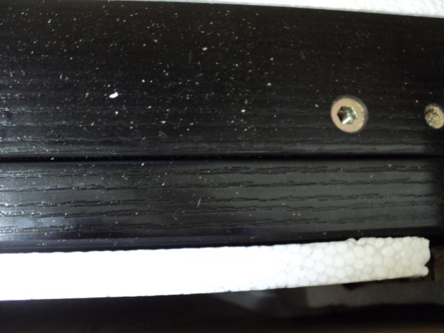 Ebony end table - needs assembly...