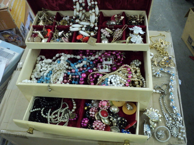 jewelry box full of jewelry - see a...