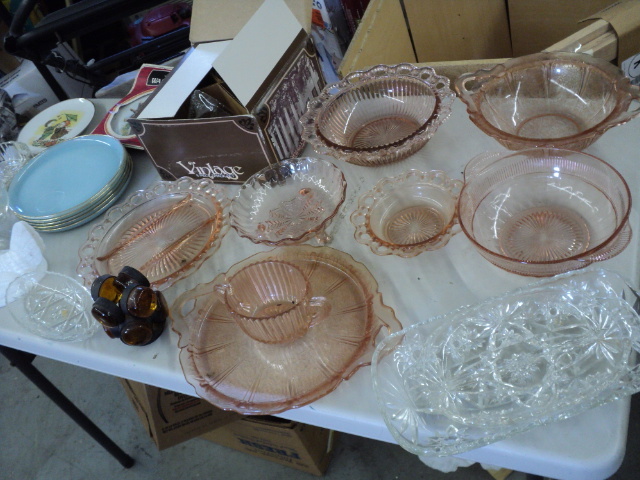 vintage glassware...