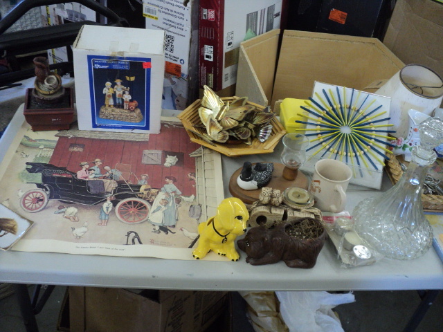 box full of vintage...