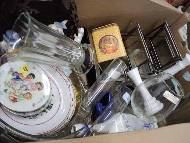 box full of vintage...