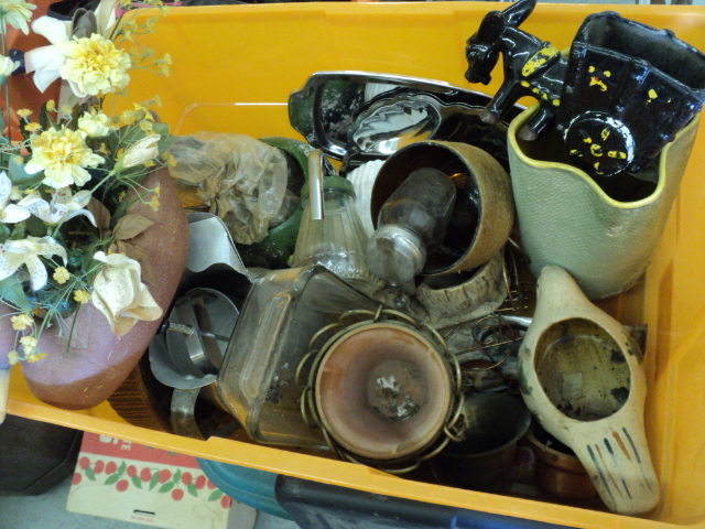 tote with cover of miscellaneous...