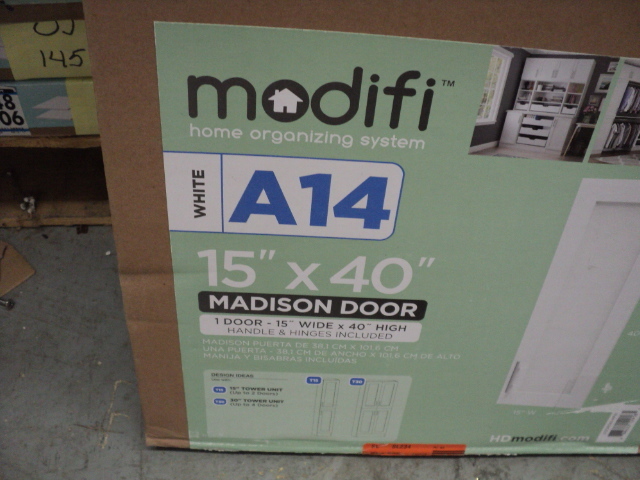 4 Modifi 15 x 40 white Madison do...