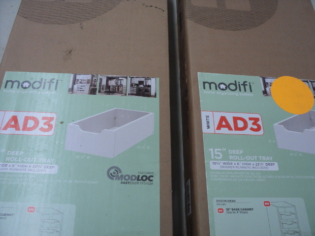 2 Modifi white 15 deep roll-out tr...