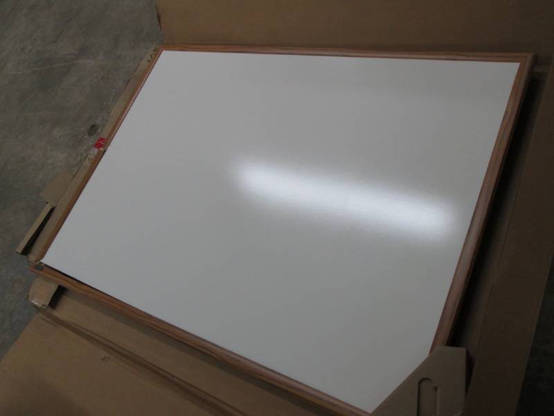 lot 10 image: Quartet Dry Erase Board. Frame dama...