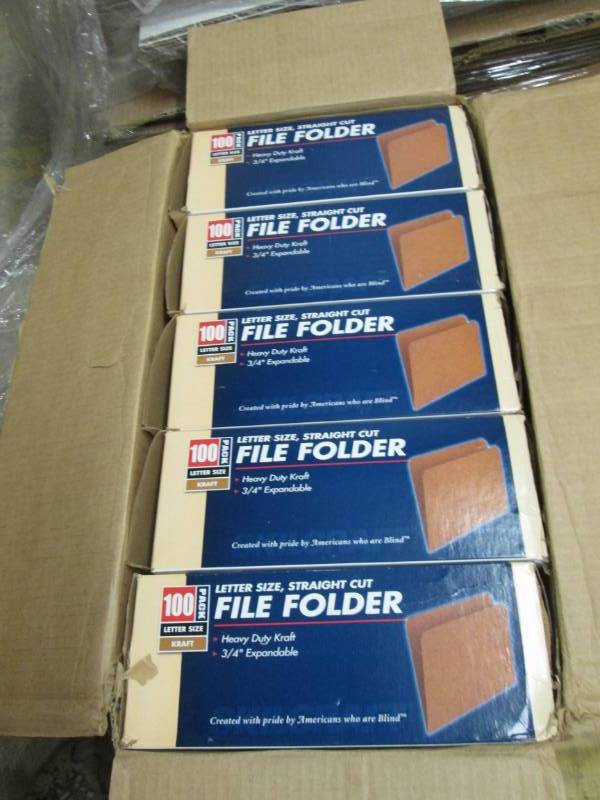 lot 43 image: Case of 5 boxes of 100 Skilcraft HD...