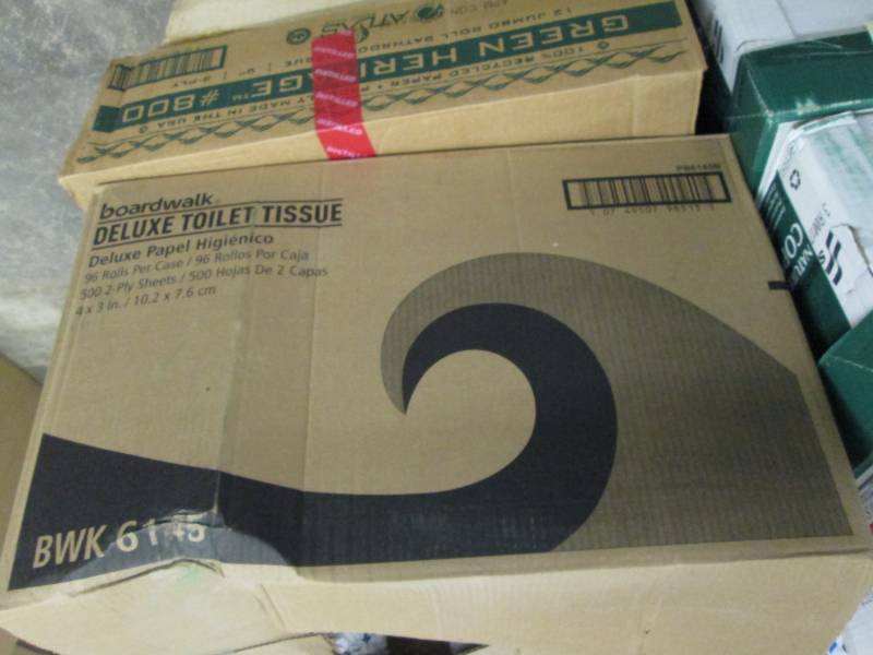 lot 61 image: Box of Boardwalk Deluxe Toilet Tiss...