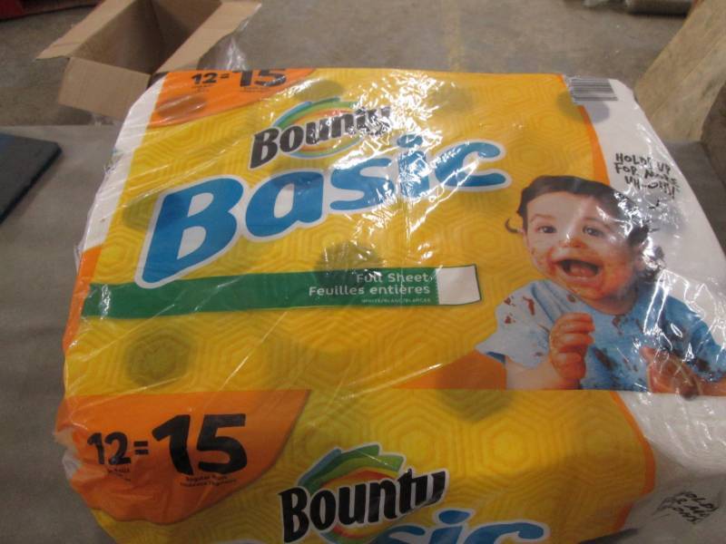 lot 75 image: Bounty Basic Paper Towels...