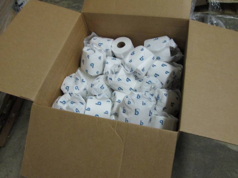 lot 79 image: Box of Boardwalk Deluxe Toilet Tiss...