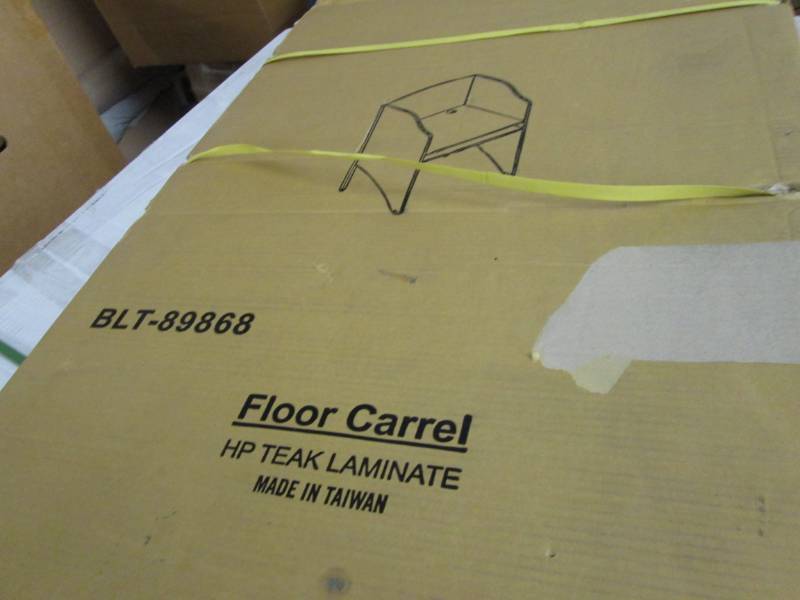 lot 81 image: Balt Floor Carrel open box Retail $...