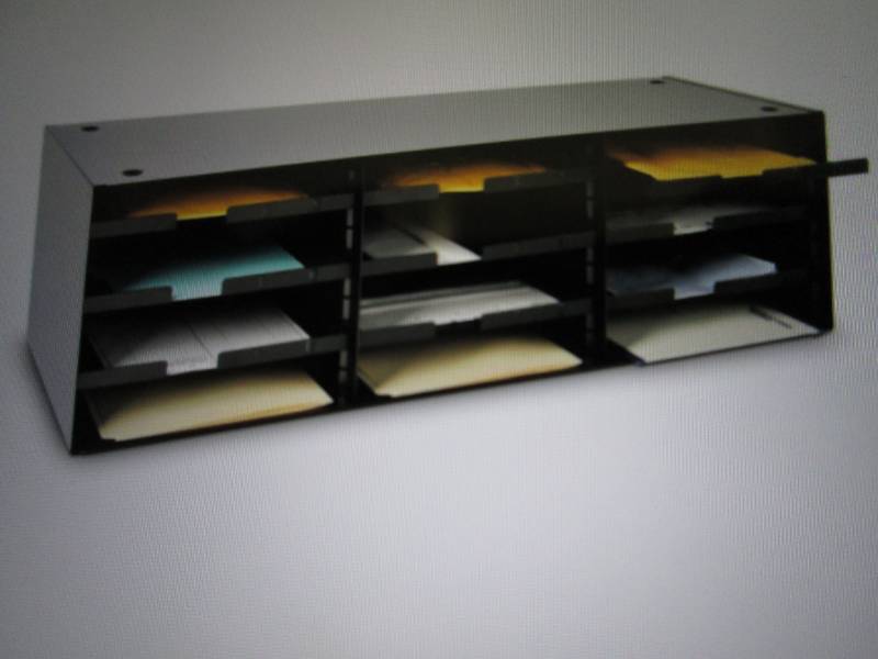 lot 86 image: SortDistribution Literature Rack s...