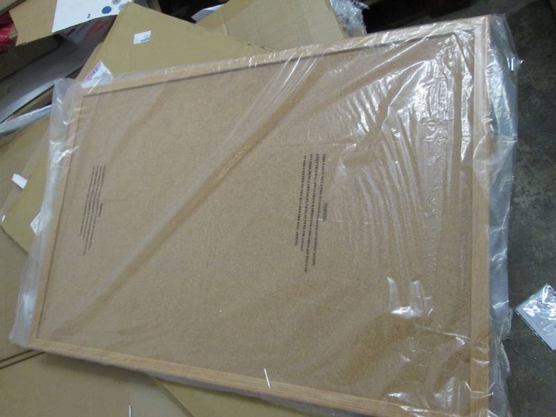 lot 93 image: Office Impressions 24x36 Cork Board...