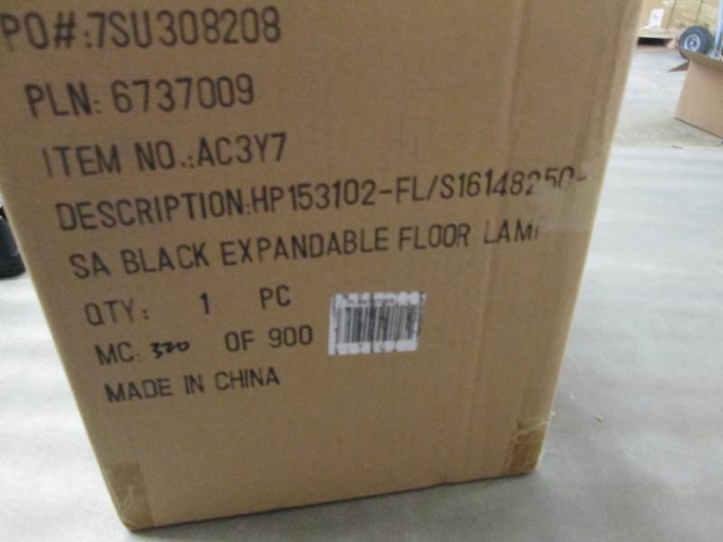 lot 106 image: Expandable Floor Lamp Retail $109.9...