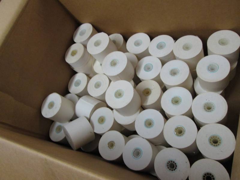 lot 108 image: Large Lot of Paper Rolls 2.25 inch...