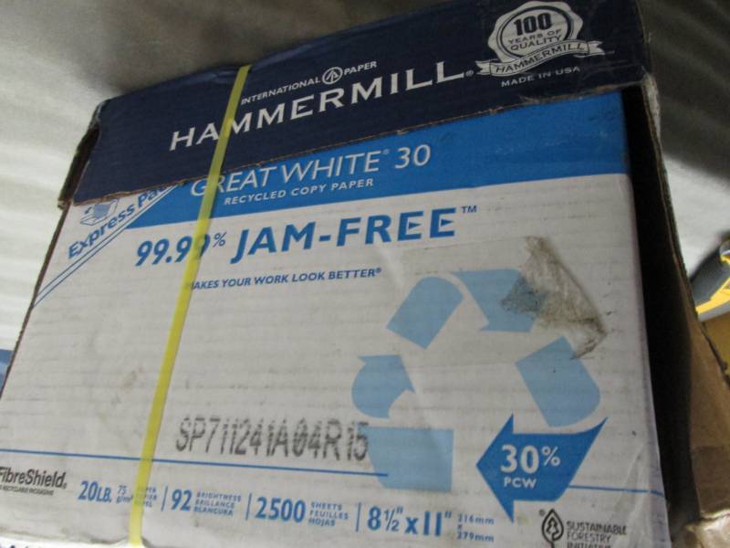 lot 112 image: Hammermill 67780 Great White Recycl...